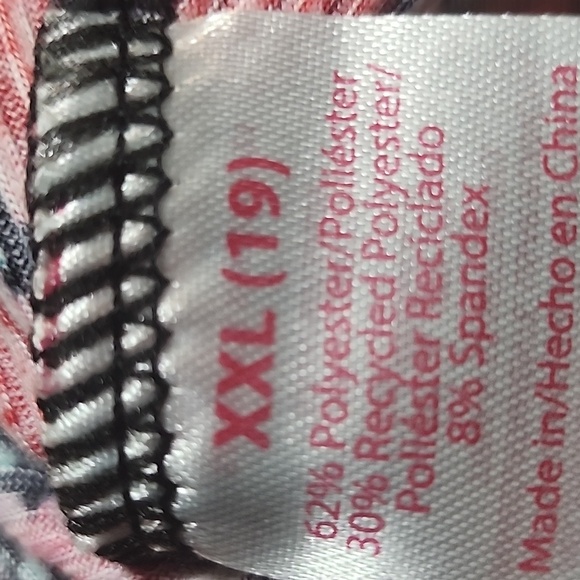 No Boundaries pink with red mini floral dress pt to pt 22 length 35 - Picture 11 of 12